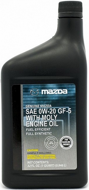 Масло моторное полусинтетическое - MAZDA Engine Oil With Moly 0W-20 946мл